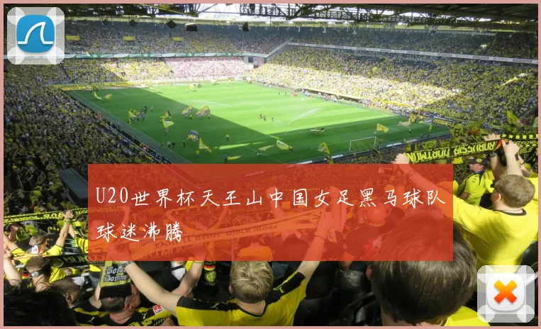 U20世界杯天王山中国女足黑马球队球迷沸腾